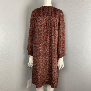 Vintage Leslie Fay Long Sleeve Modest Dress